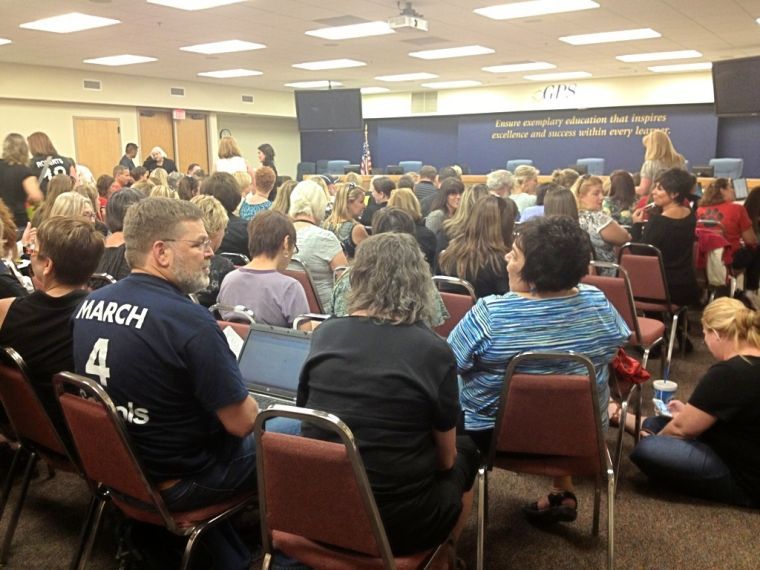 Gilbert school board meeting
